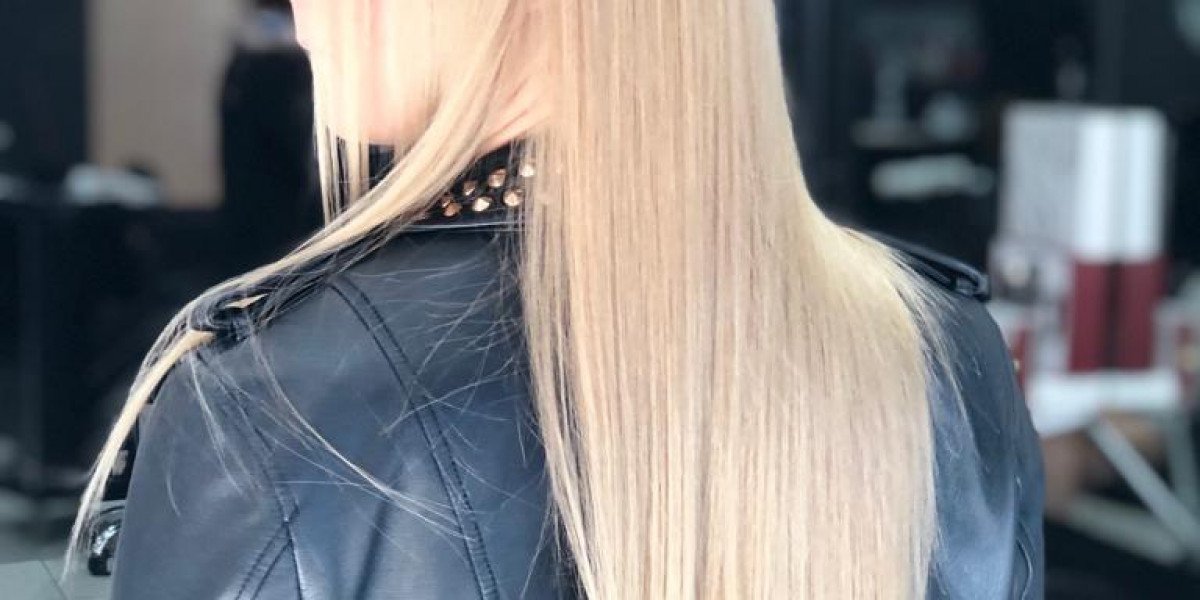 Evolution Keratin Smoothing Treatment on Long Blonde hair 